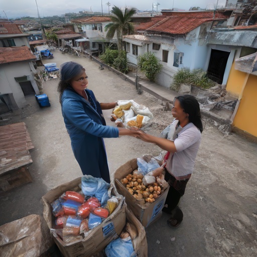 GAD Baquerizo Moreno entrega kits alimenticios a familias de Potrerillo por el invierno