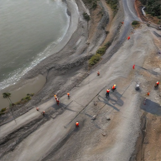 La época invernal no frena las obras de La Yoyita en Tres Postes