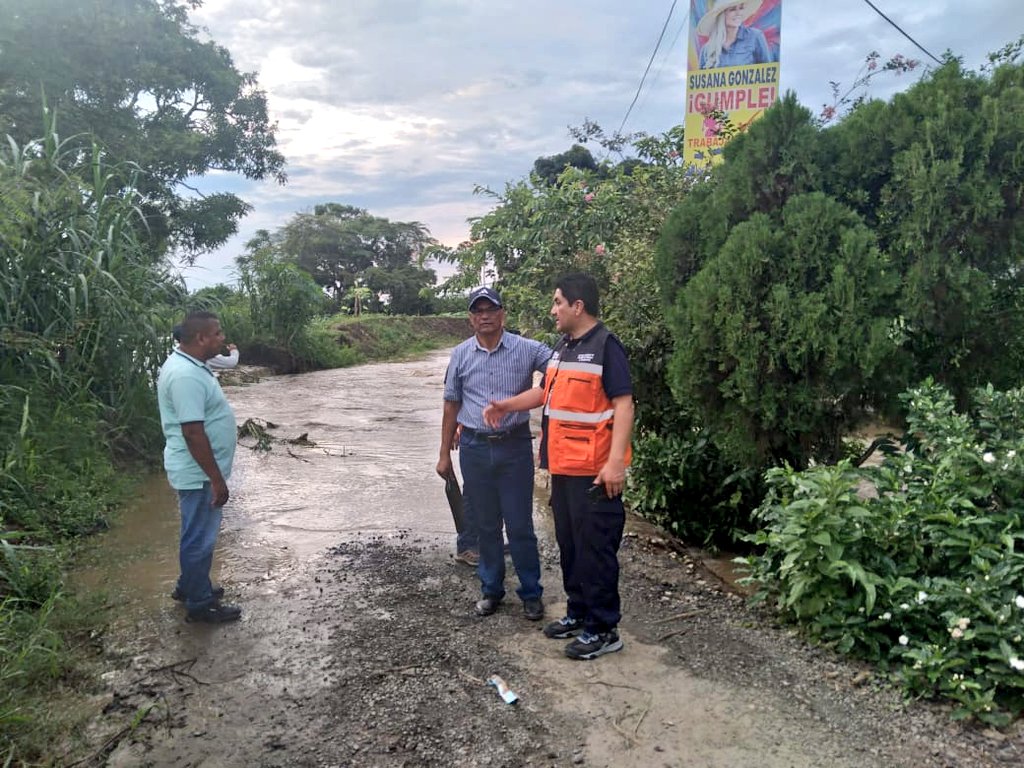 Inspección en Los Amarillos detecta tres rupturas en muros de protección fluvial