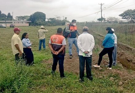 Riesgos verificó obras de mitigación en Recreo ante riesgo de inundaciones
